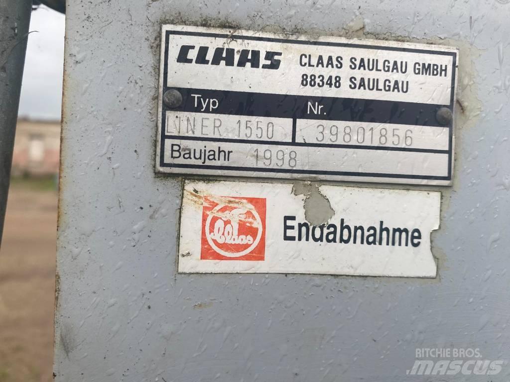 CLAAS Liner 1550 Kombine tirmiklar