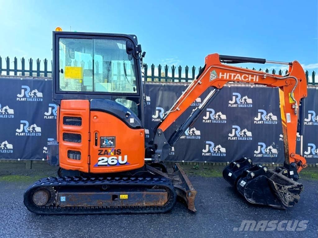 Hitachi ZX 26 U-6 CR Mini ekskavatörler, 7 tona dek