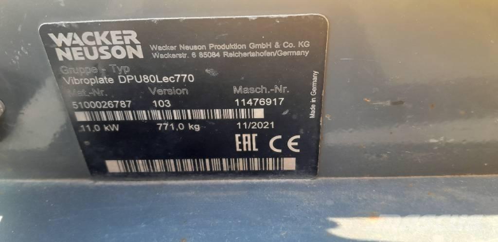Wacker Neuson DPU 80 Kompaktörler