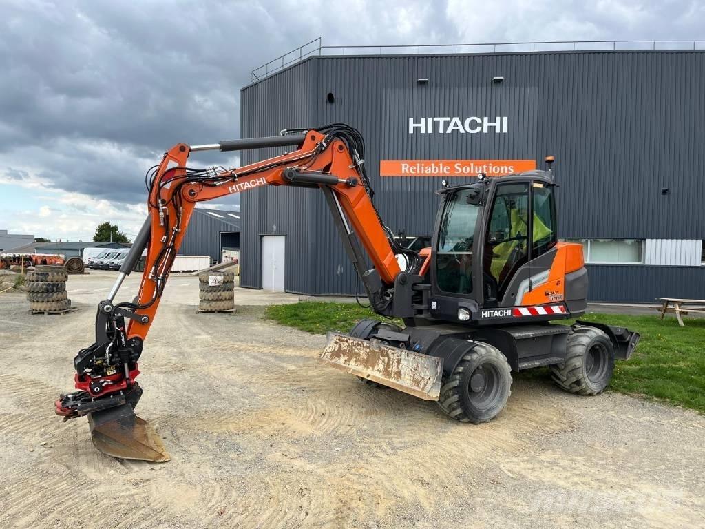 Hitachi ZX95W-7-2P Lastik tekerli ekskavatörler