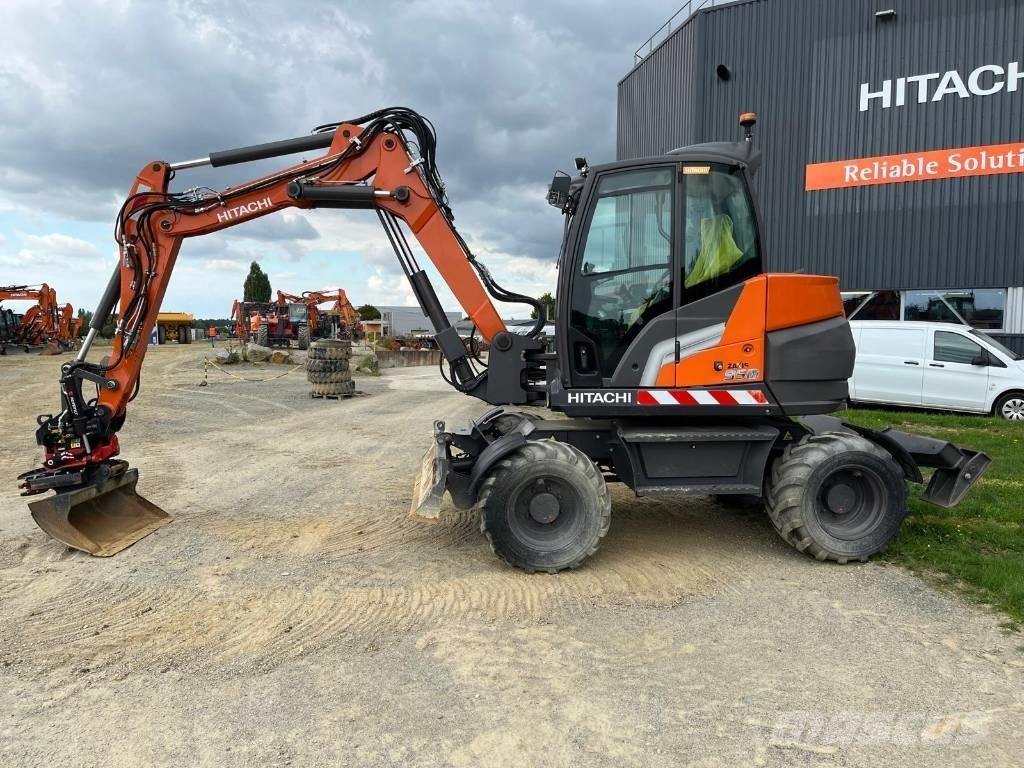 Hitachi ZX95W-7-2P Lastik tekerli ekskavatörler
