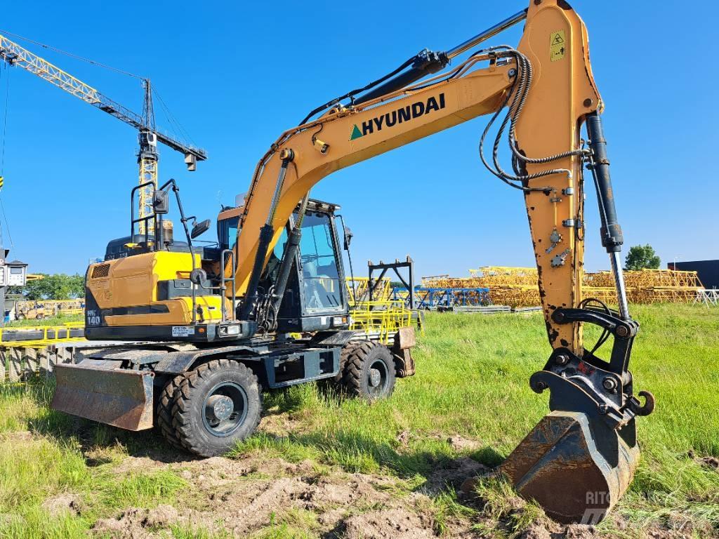 Hyundai HW140 Lastik tekerli ekskavatörler