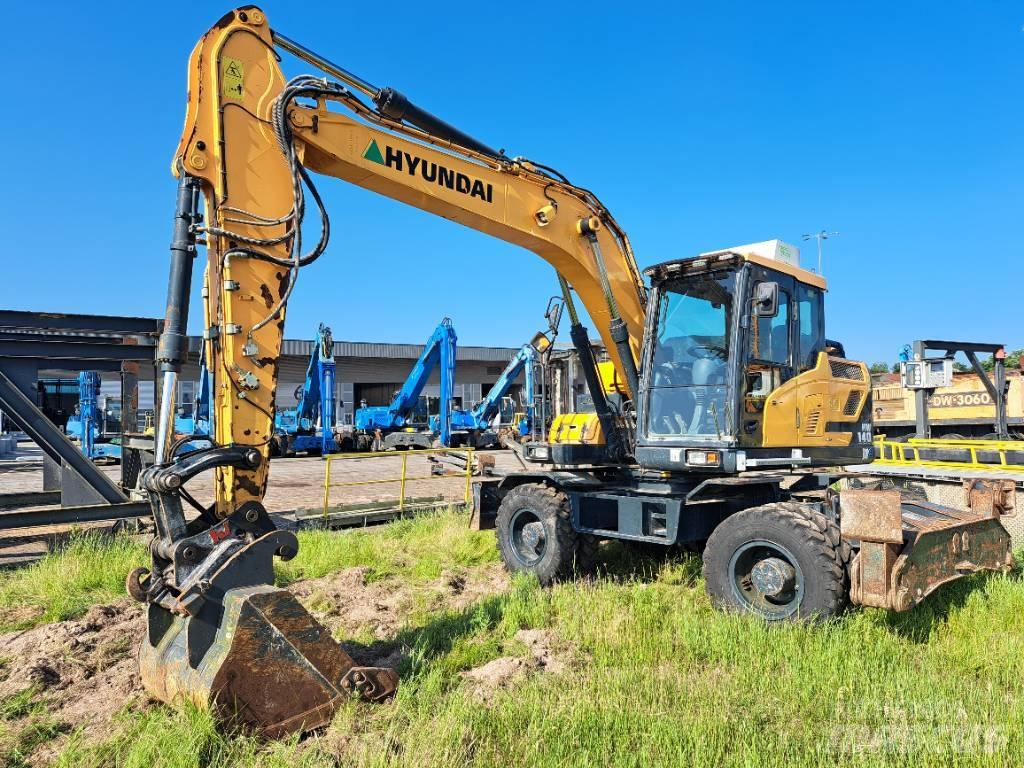 Hyundai HW140 Lastik tekerli ekskavatörler
