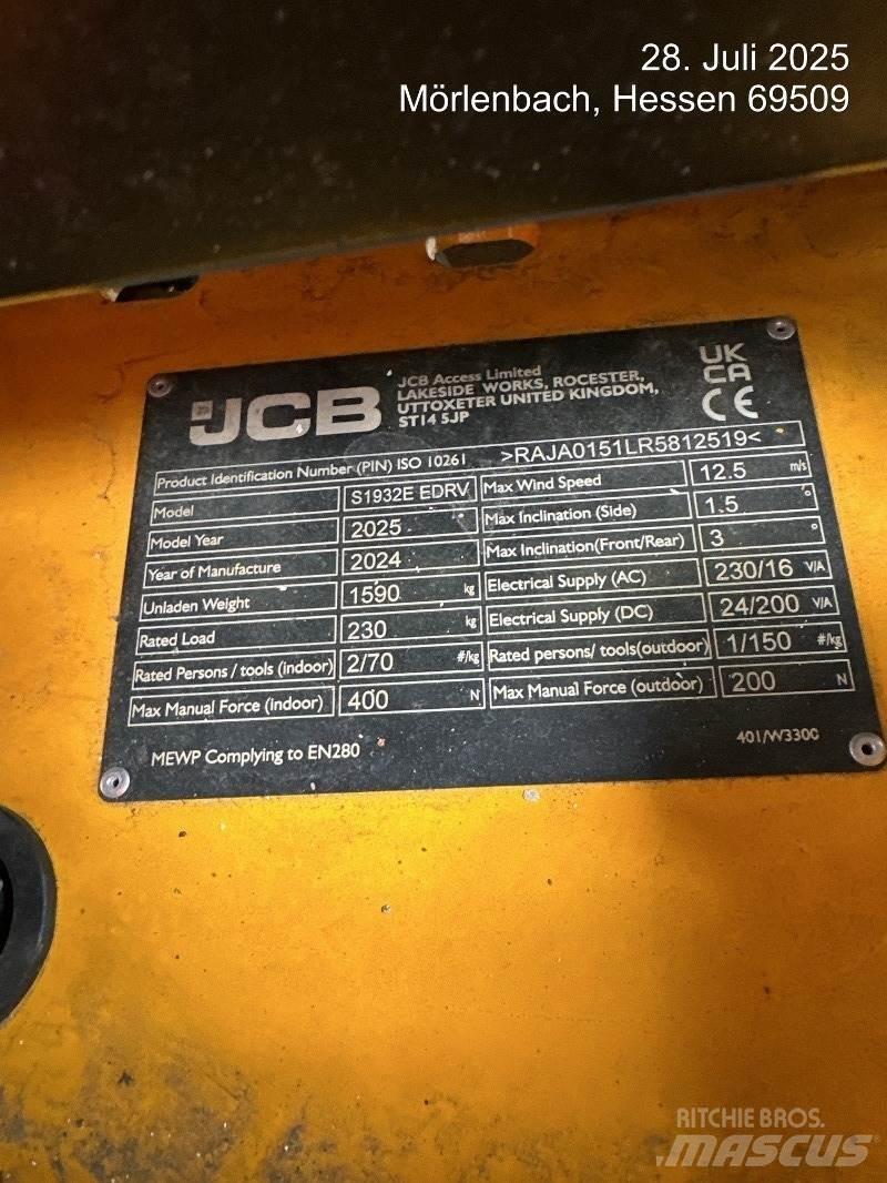 JCB S1932E Makasli platformlar