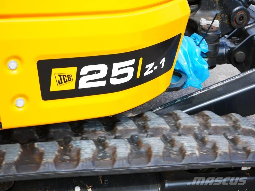 JCB 25 Z-1 Mini ekskavatörler, 7 tona dek