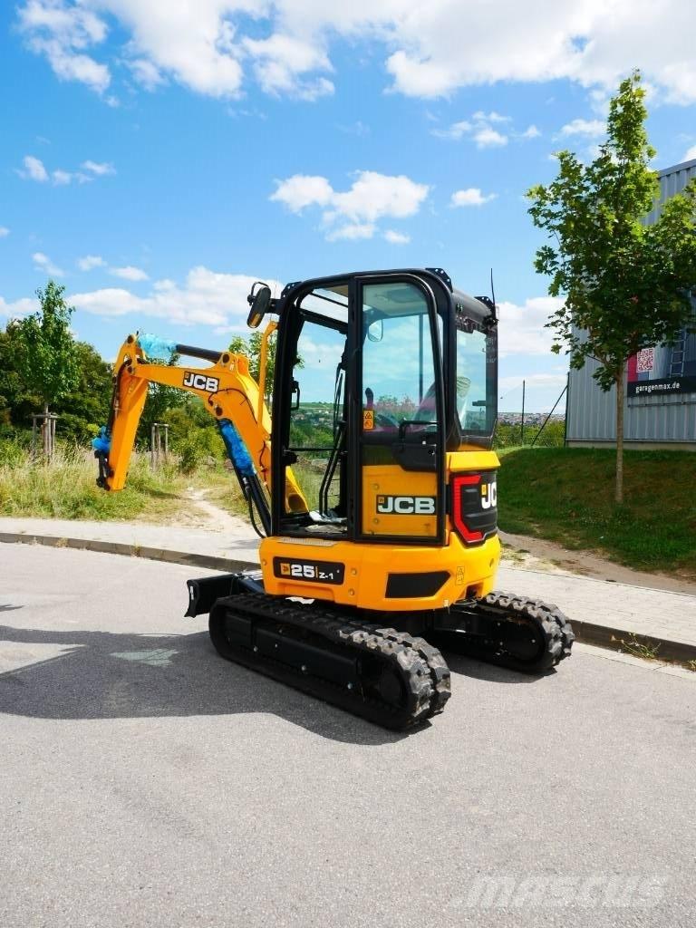 JCB 25 Z-1 Mini ekskavatörler, 7 tona dek