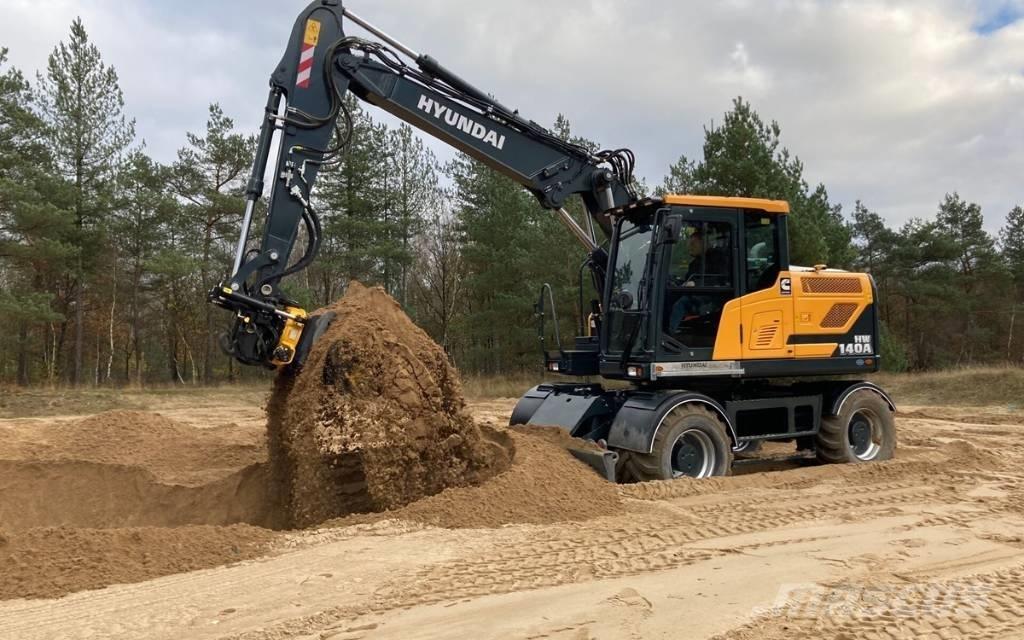 Hyundai HW140A Lastik tekerli ekskavatörler