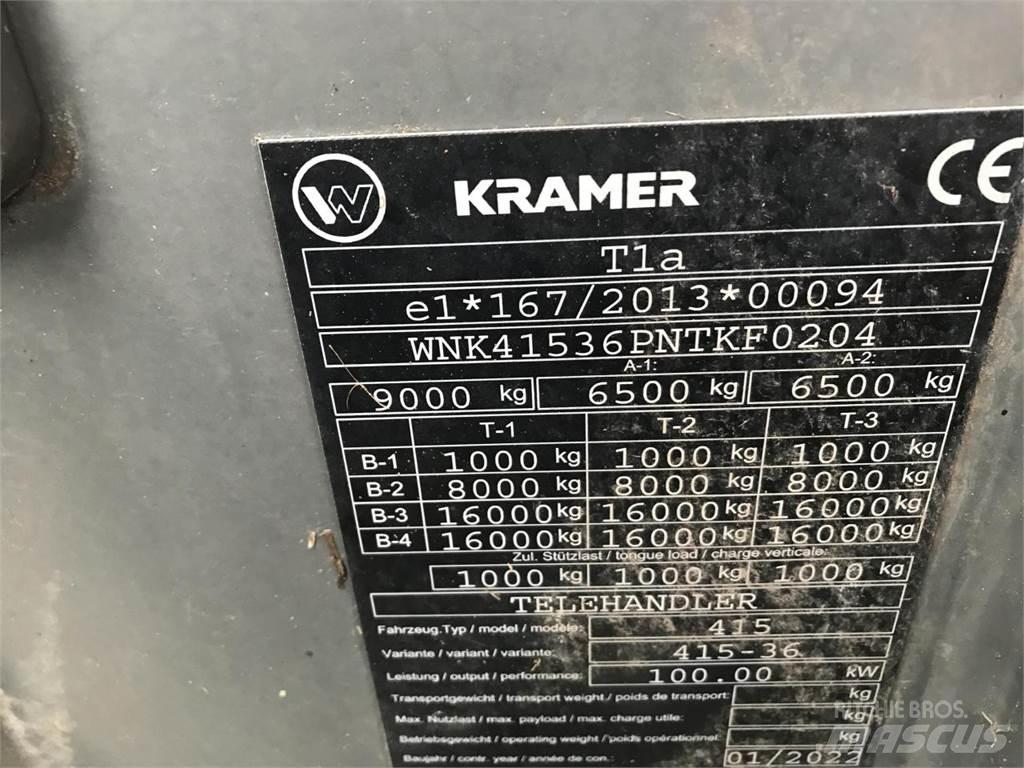 Kramer KT357 Tarimsal teleskopik yükleyiciler