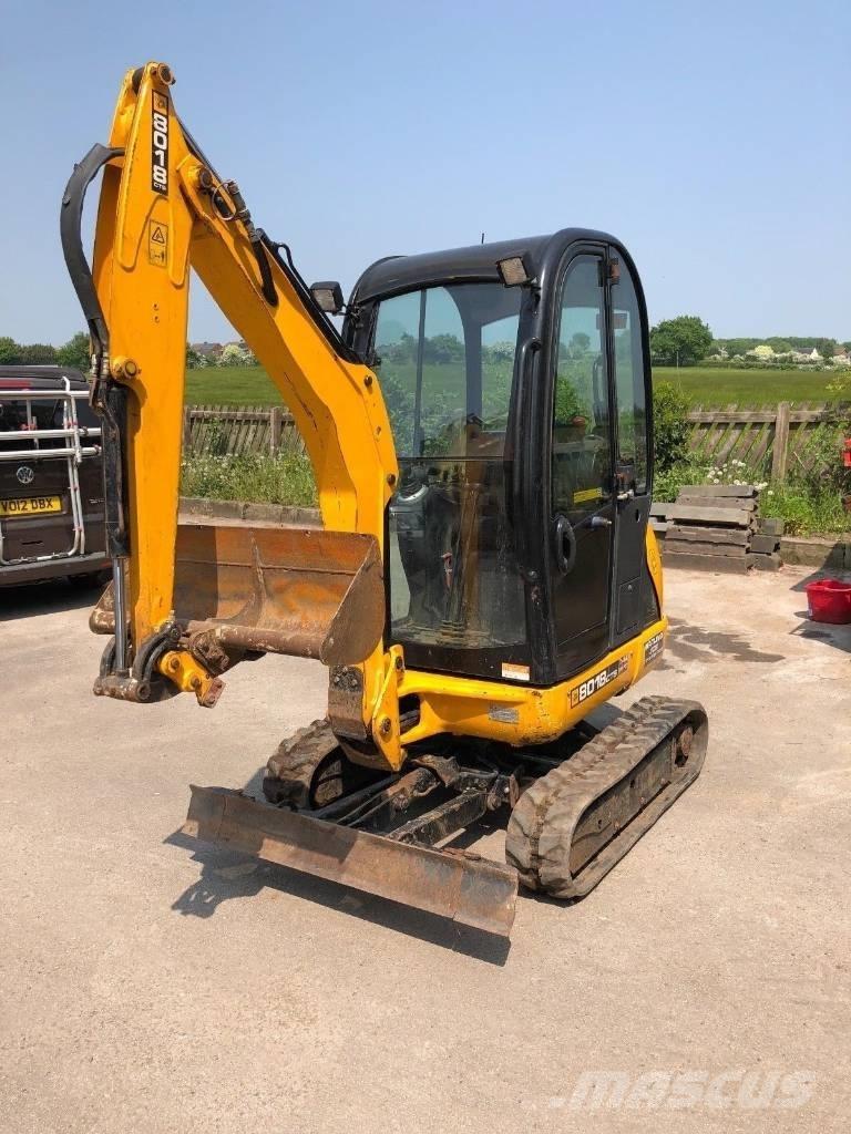 JCB 8018 CTS Mini ekskavatörler, 7 tona dek