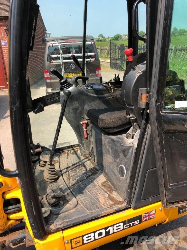 JCB 8018 CTS Mini ekskavatörler, 7 tona dek