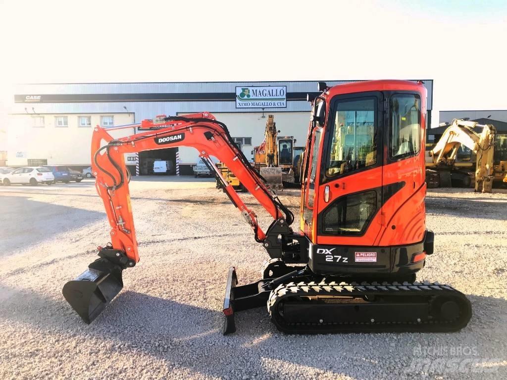 Doosan DX 27 Z Mini ekskavatörler, 7 tona dek