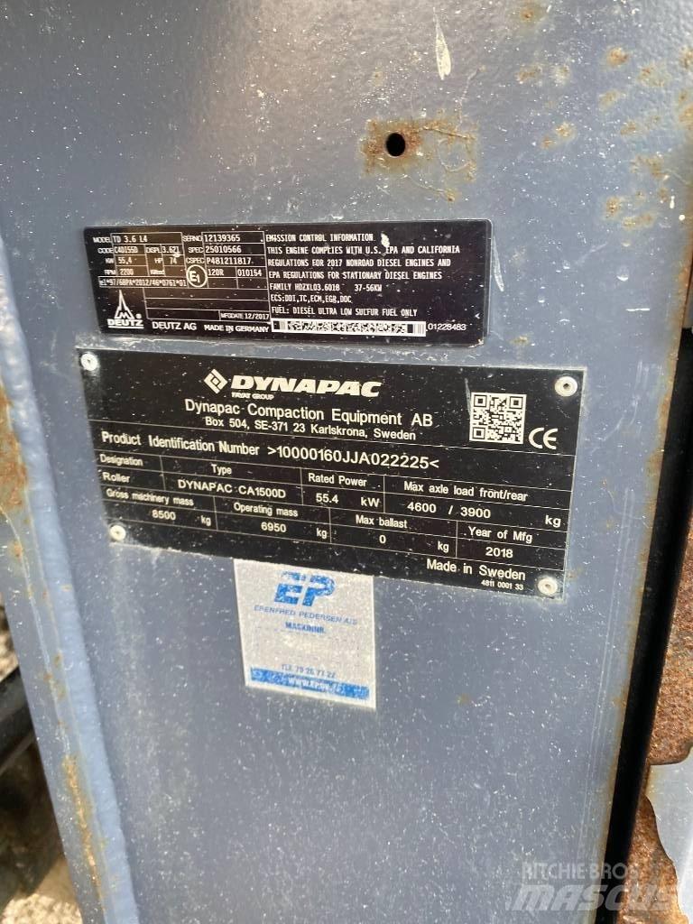 Dynapac CA 1500 D Diğer silindirler