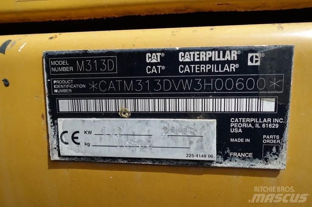 CAT M313 D Lastik tekerli ekskavatörler