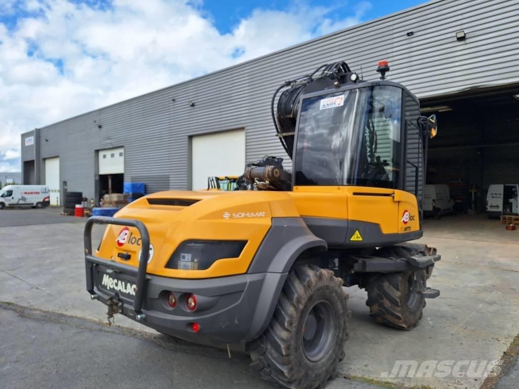 Mecalac 12 MTX Lastik tekerli ekskavatörler