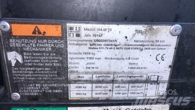 Hyster H 4.0 FT 5 Dizel forkliftler