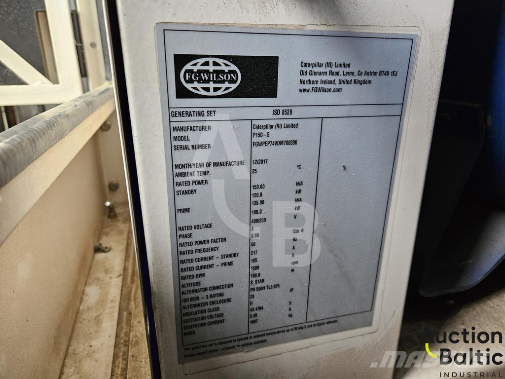 FG Wilson P150-5 Dizel Jeneratörler