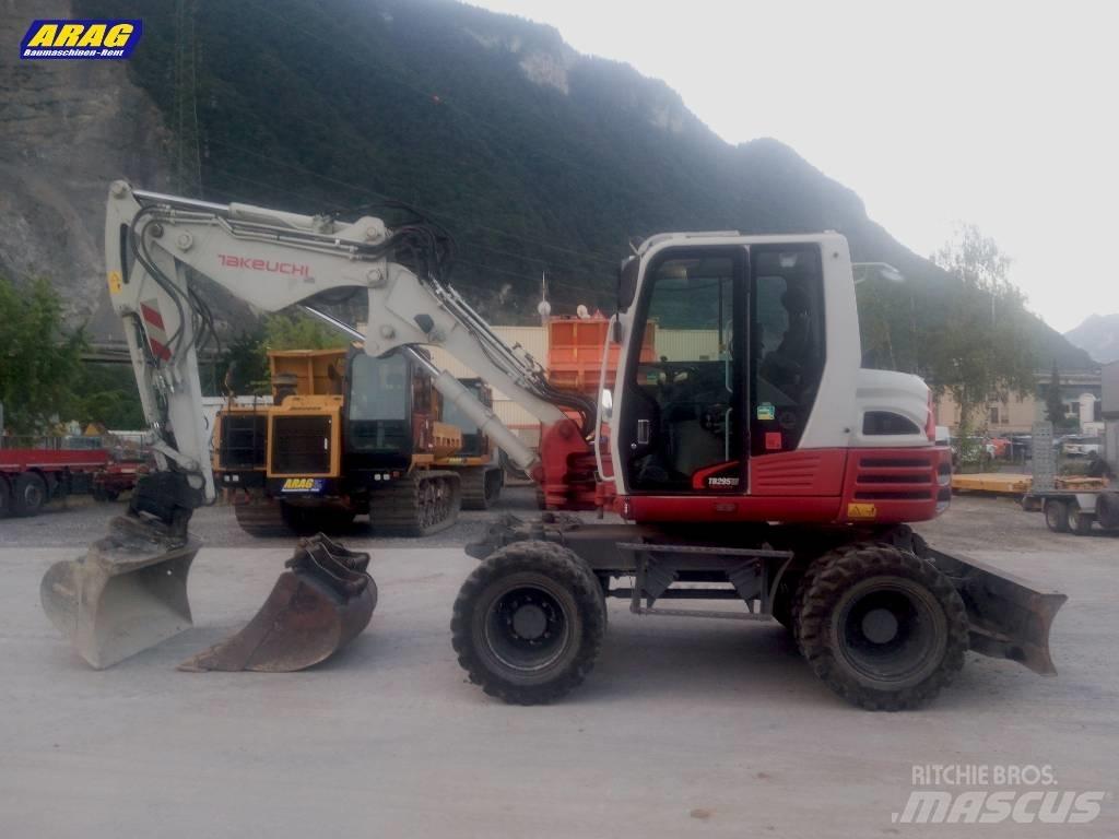 Takeuchi TB 295 W Lastik tekerli ekskavatörler