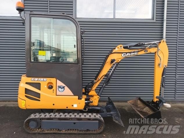 CASE cx18b Mini ekskavatörler, 7 tona dek