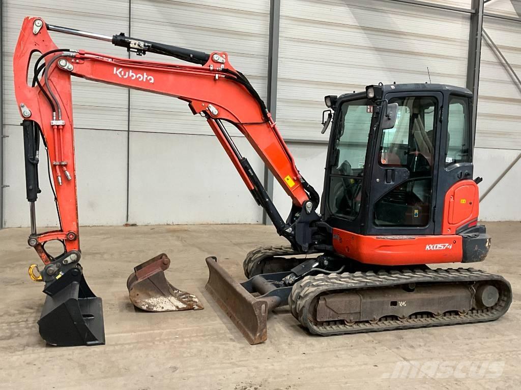 Kubota KX 057-4 Mini ekskavatörler, 7 tona dek