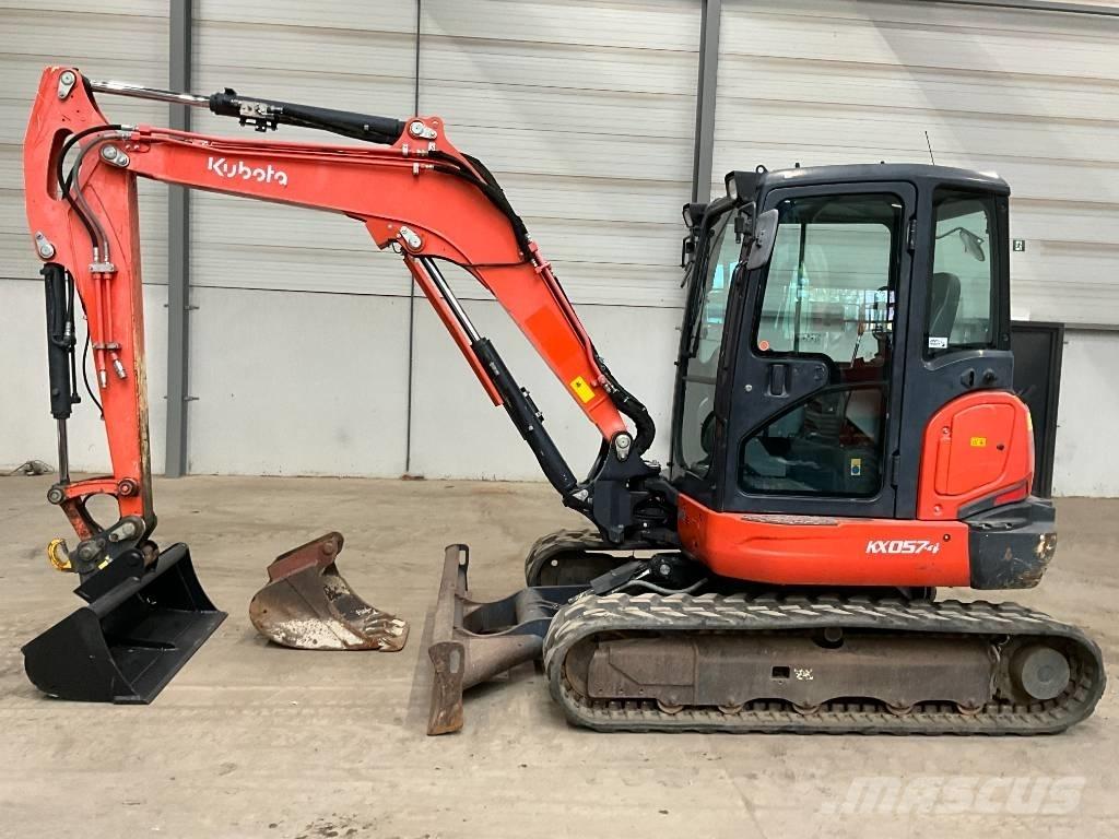 Kubota KX 057-4 Mini ekskavatörler, 7 tona dek