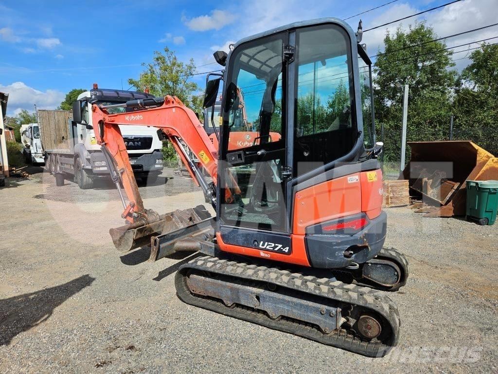 Kubota U 27 Mini ekskavatörler, 7 tona dek