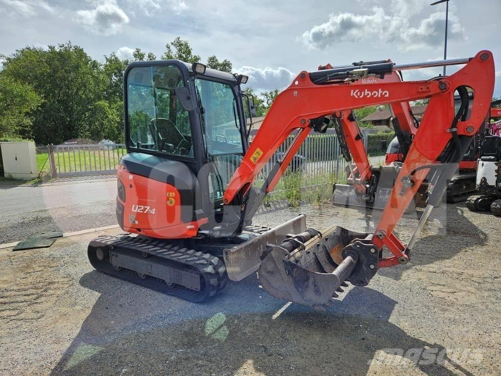 Kubota U 27 Mini ekskavatörler, 7 tona dek