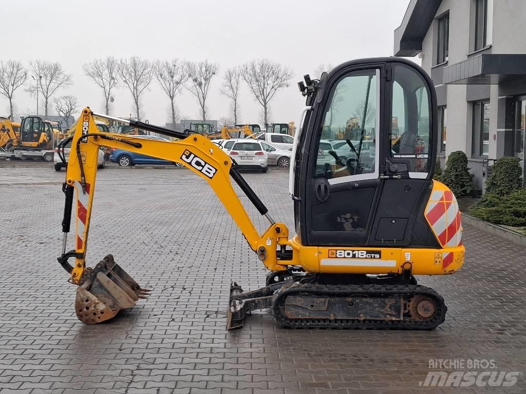JCB 8018 CTS Mini ekskavatörler, 7 tona dek