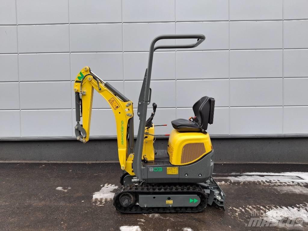 Wacker Neuson 803 Mini ekskavatörler, 7 tona dek
