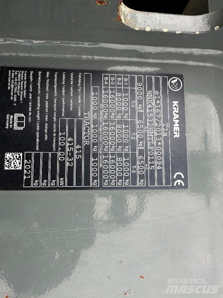 Kramer KT365 Tarimsal teleskopik yükleyiciler