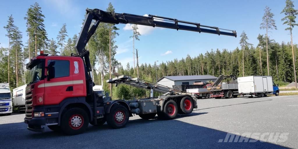 Scania R420 Araç üzeri vinçler