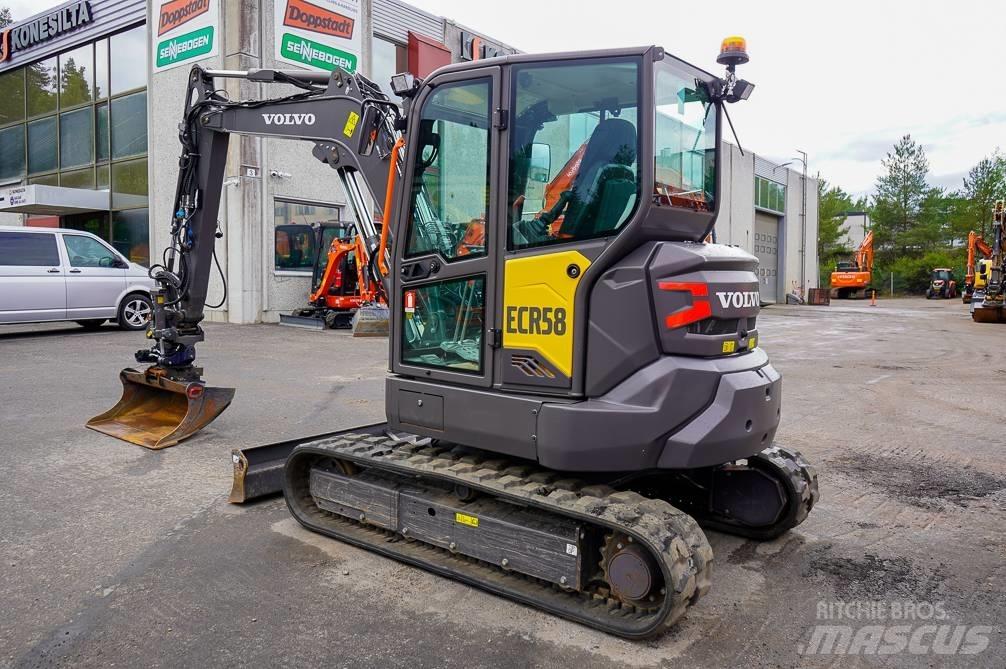 Volvo ECR58F EX-DEMO Mini ekskavatörler, 7 tona dek