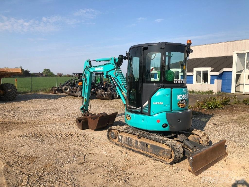 Kobelco Sk28sr-8 Mini ekskavatörler, 7 tona dek