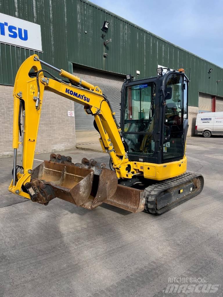 Komatsu PC26MR-5 Mini ekskavatörler, 7 tona dek