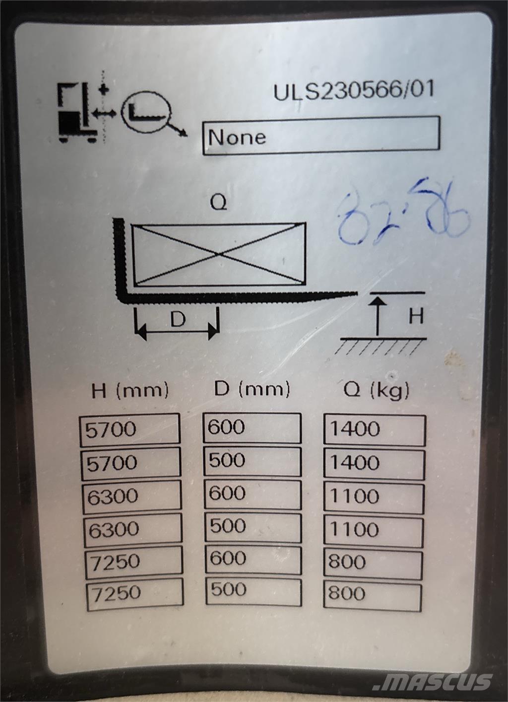 Atlet ULS140 Reach truck - depo içi istif araçları