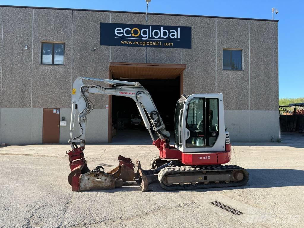 Takeuchi TB 153 FR Mini ekskavatörler, 7 tona dek