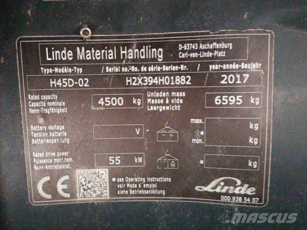 Linde H45D-02 Dizel forkliftler