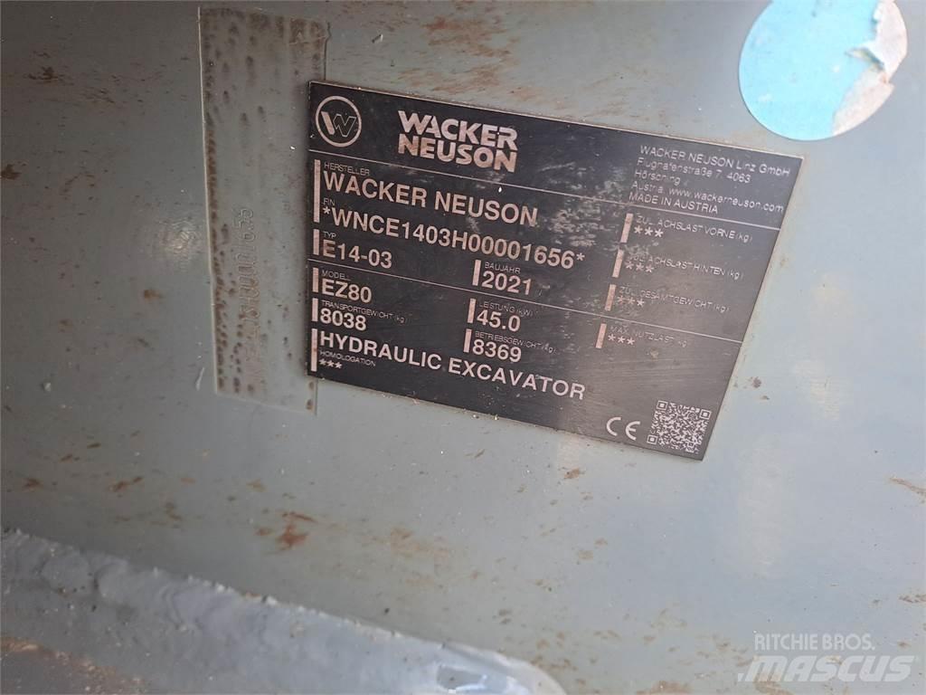 Wacker Neuson EZ80 Paletli ekskavatörler