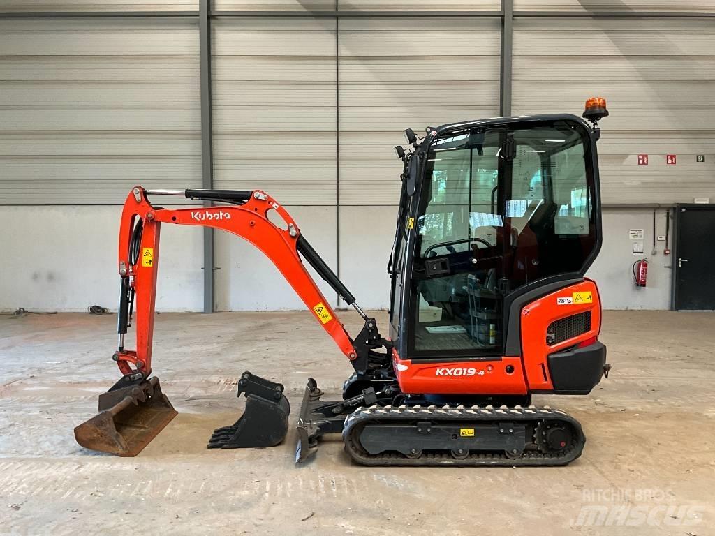 Kubota KX 019-4 Mini ekskavatörler, 7 tona dek