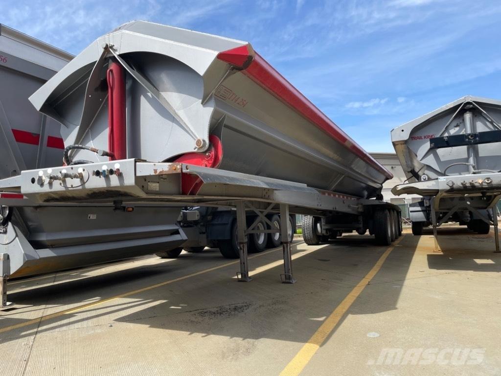  OSW 4 Axle Side Dump Damperli römorklari