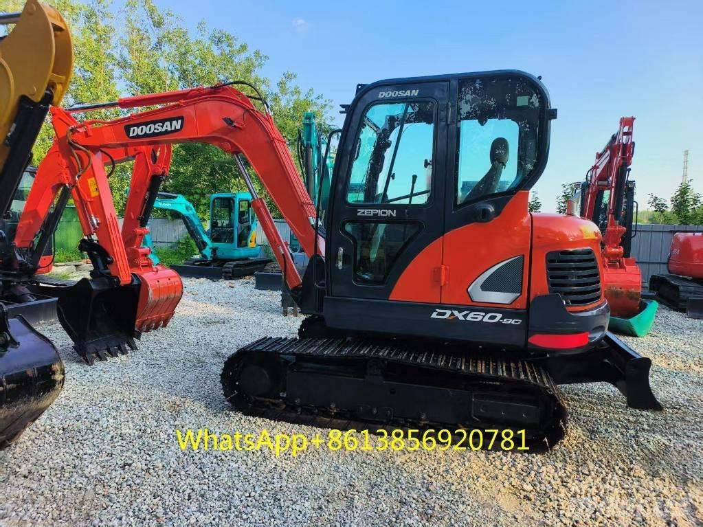 Doosan DX 60 Mini ekskavatörler, 7 tona dek
