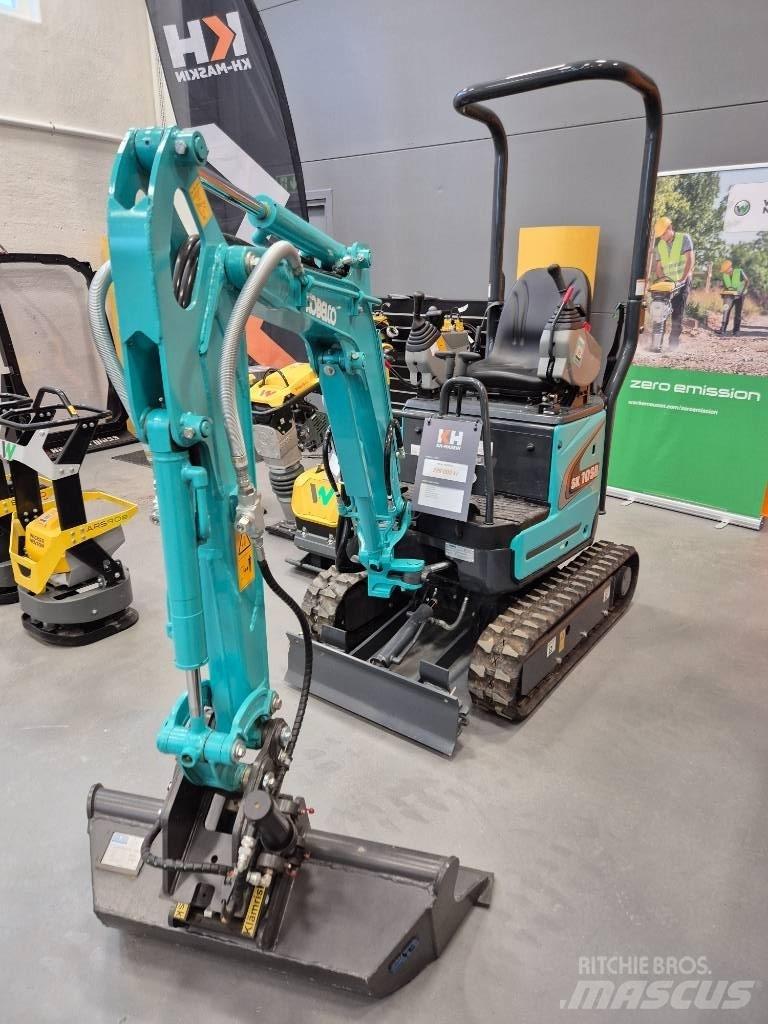 Kobelco SK 10 SR Mini ekskavatörler, 7 tona dek