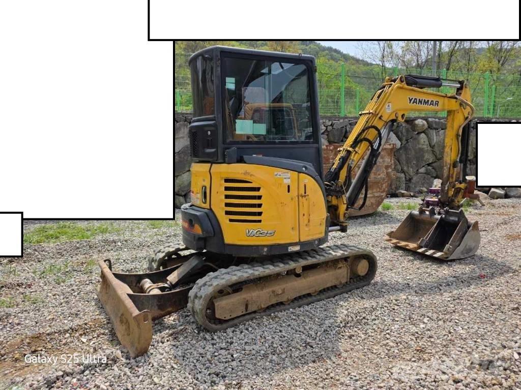 Yanmar Vio 35 Mini ekskavatörler, 7 tona dek