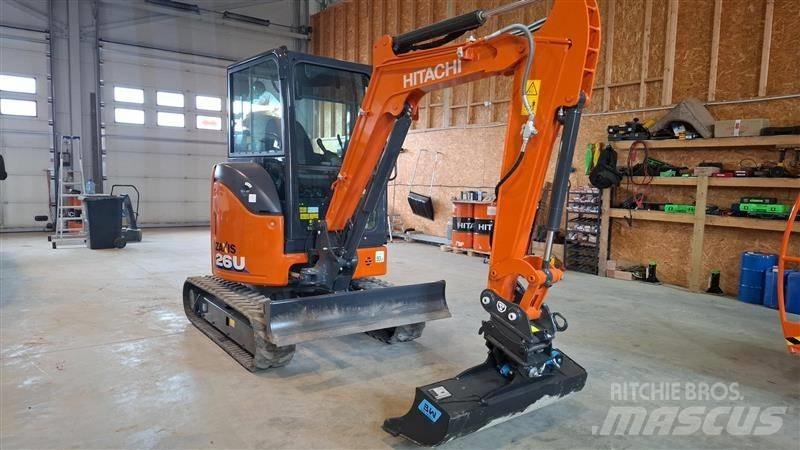 Hitachi ZX 26 U-6 Mini ekskavatörler, 7 tona dek