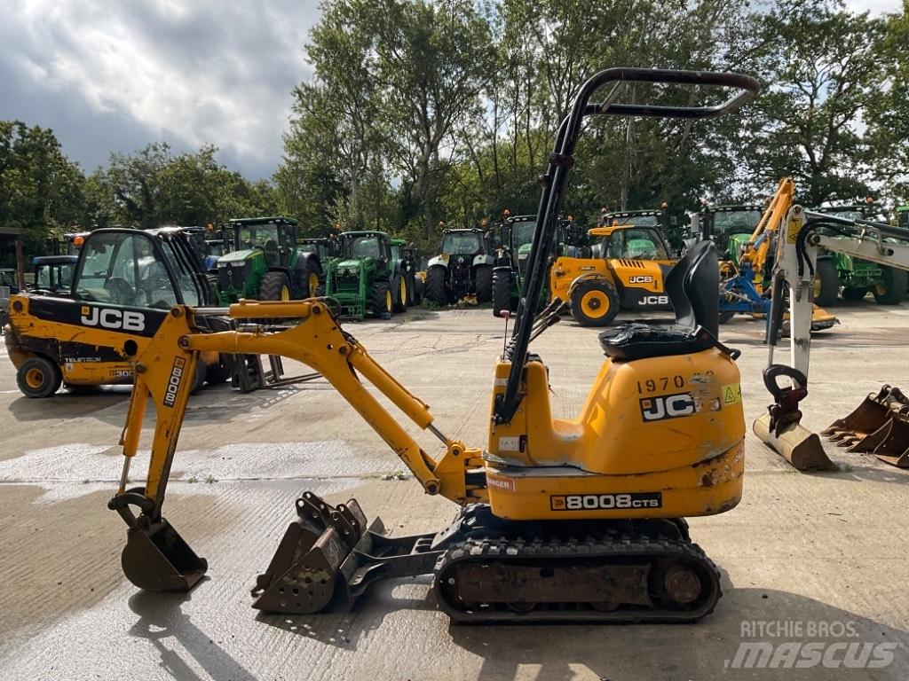 JCB 8008 CTS Mini ekskavatörler, 7 tona dek