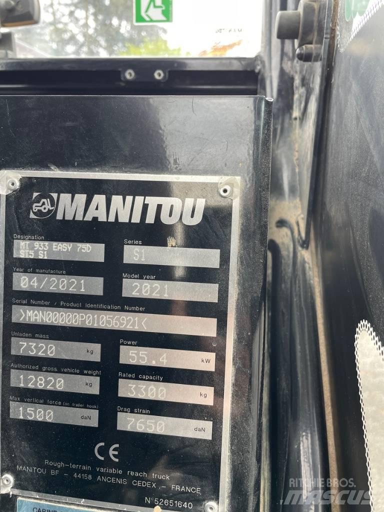 Manitou MT 933 Easy Teleskopik yükleyiciler