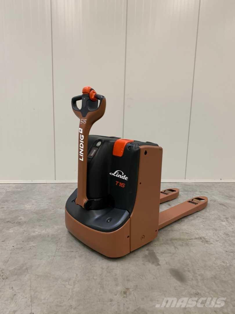 Linde T16 Yaya kumandali istif makinasi