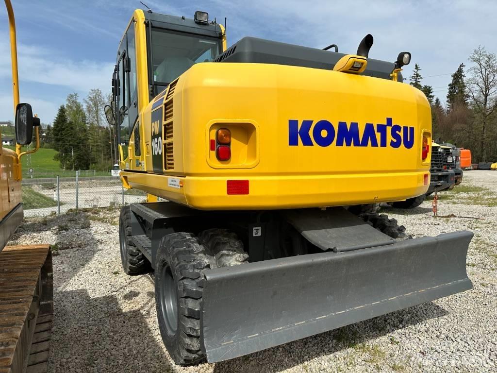 Komatsu PW 160-8 Lastik tekerli ekskavatörler