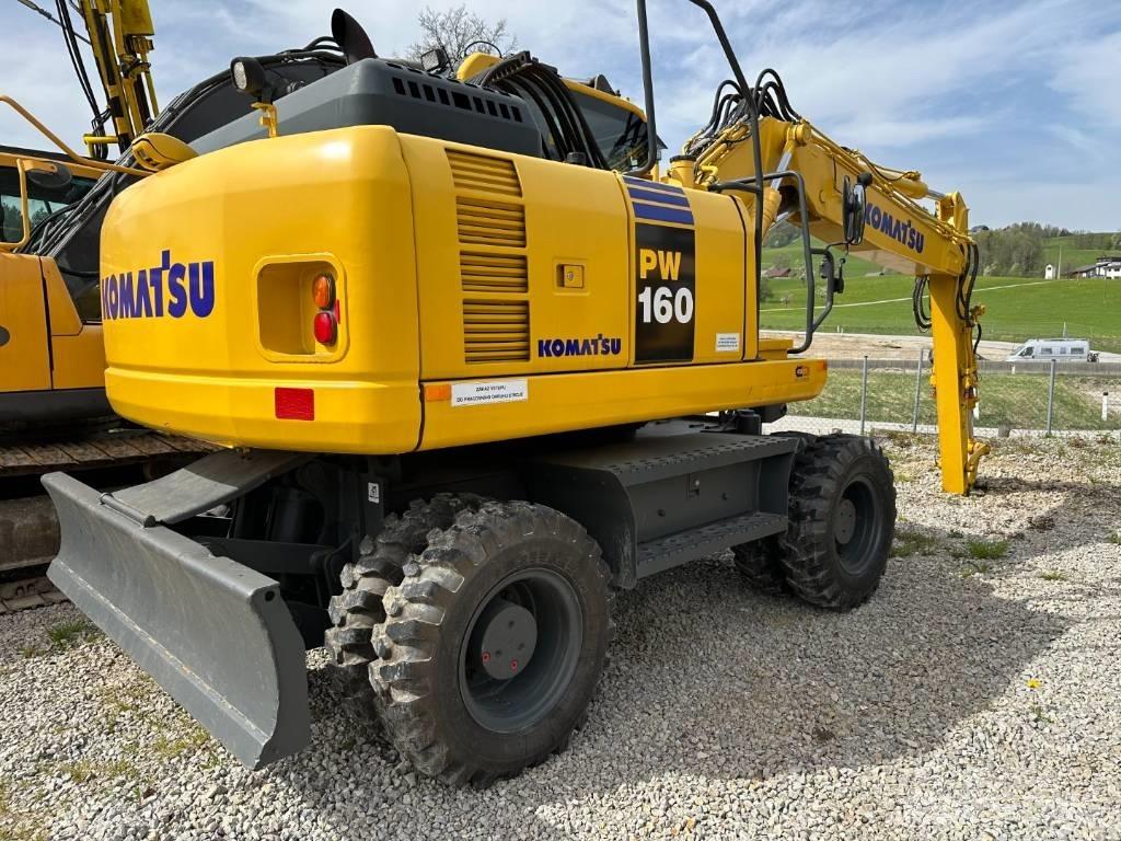 Komatsu PW 160-8 Lastik tekerli ekskavatörler