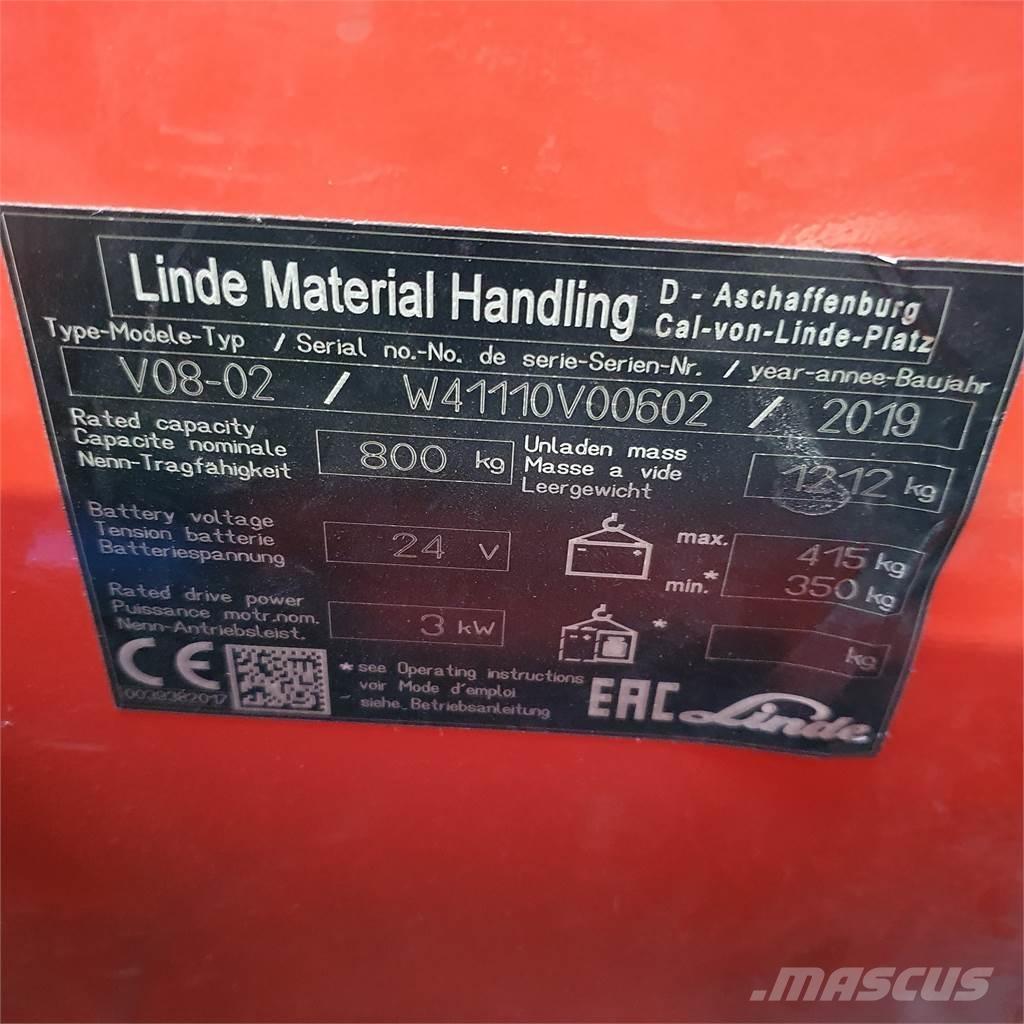 Linde V08-02 Orta seviye siparis toplayici