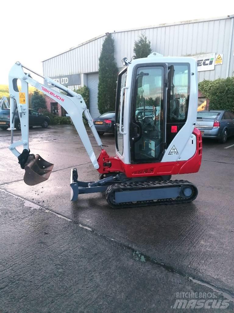 Takeuchi TB216 Mini ekskavatörler, 7 tona dek